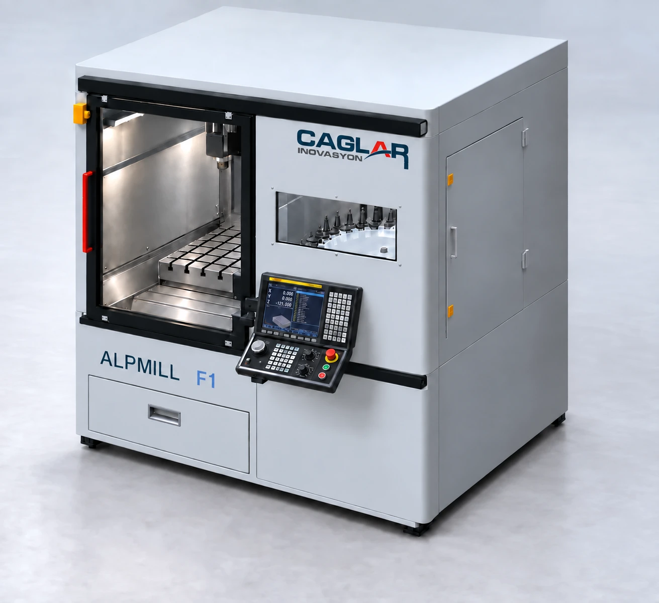 ALPMILL F1 – kompaktes 3-Achs-CNC-Bearbeitungszentrum